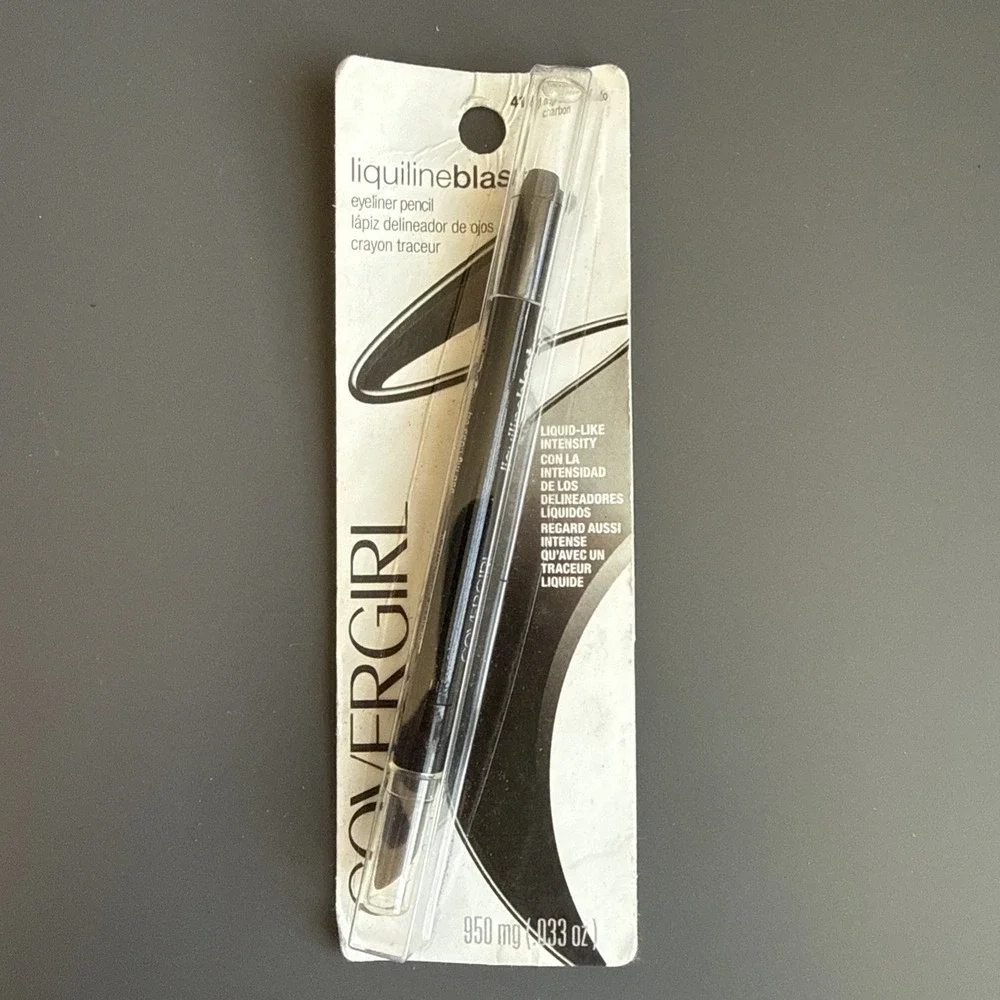 1- COVERGIRL LiquilineBlast Eyeliner Pencil #410 BLACKFIRE (New/Sealed) Rare HTF